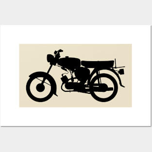 Simson S50 Silhouette (buffalo tank) Posters and Art